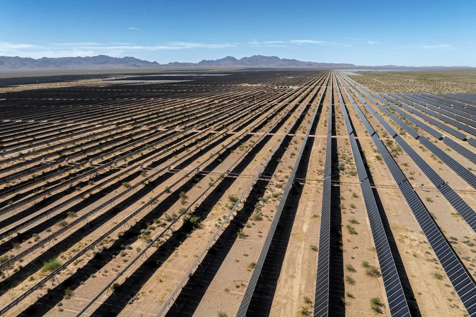 The massive Gemini solar hybrid project in Nevada built by Primergy Solar, a portfolio company of Quinbrook