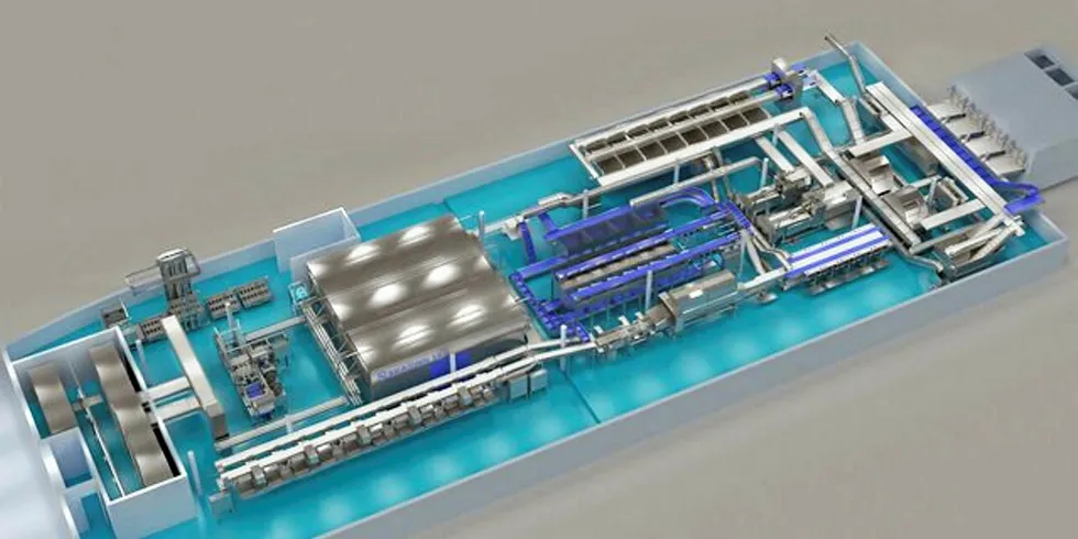 Skaginn deck for HB Grandi trawler. Digital.