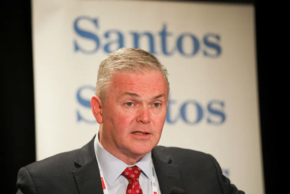 Santos chief executive, Kevin Gallagher.