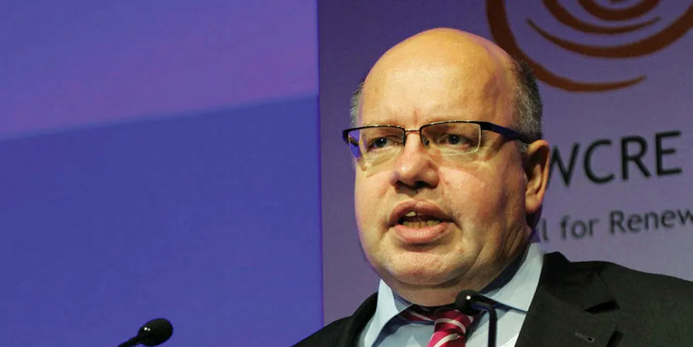 German economics and energy minister Peter Altmaier
