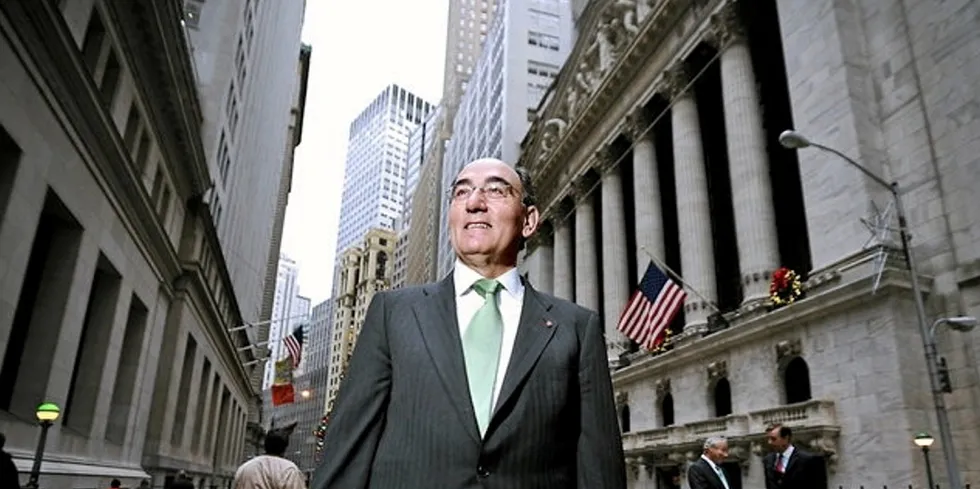 Sitting pretty: Iberdrola executive chairman Ignacio Galan on his travels