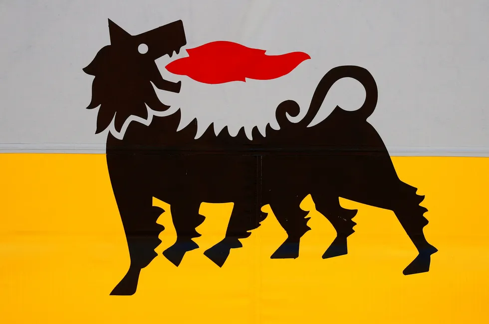 Rigs tender: logo of Italian energy company Eni, the lead partner in Libya's Mellitah Oil & Gas joint venture