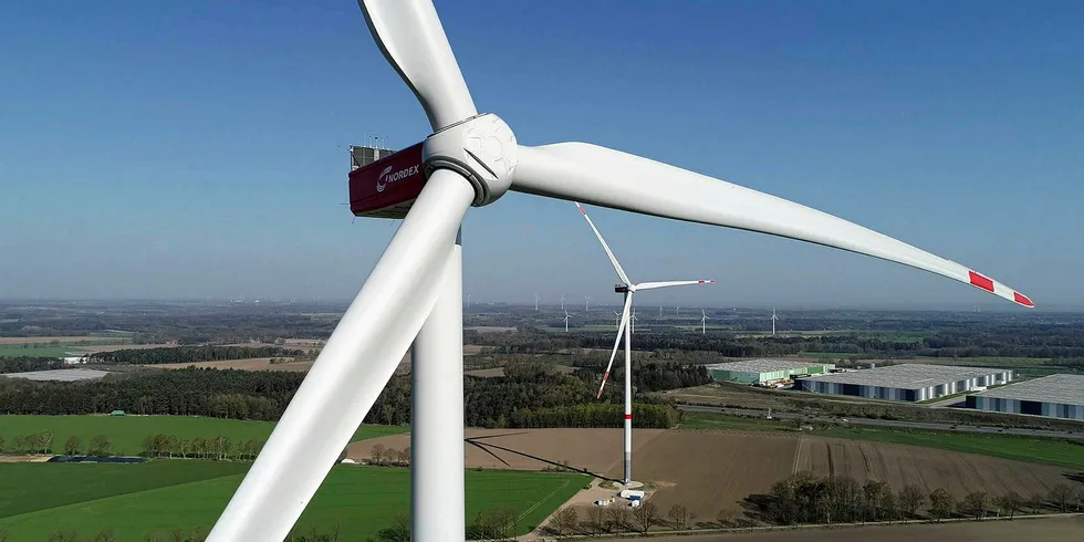 Nordex N149 turbine.