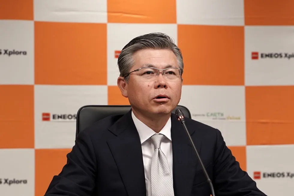 Yasuhiko Oshida, the new chief executive and president of ENEOS Xplora, formerly JX Nippon Oil & Gas