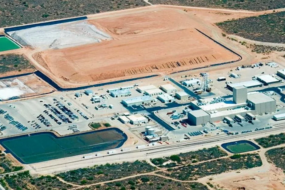 DoE's Waste Isolation Pilot Plant (WIPP) facility in US state of New Mexico.