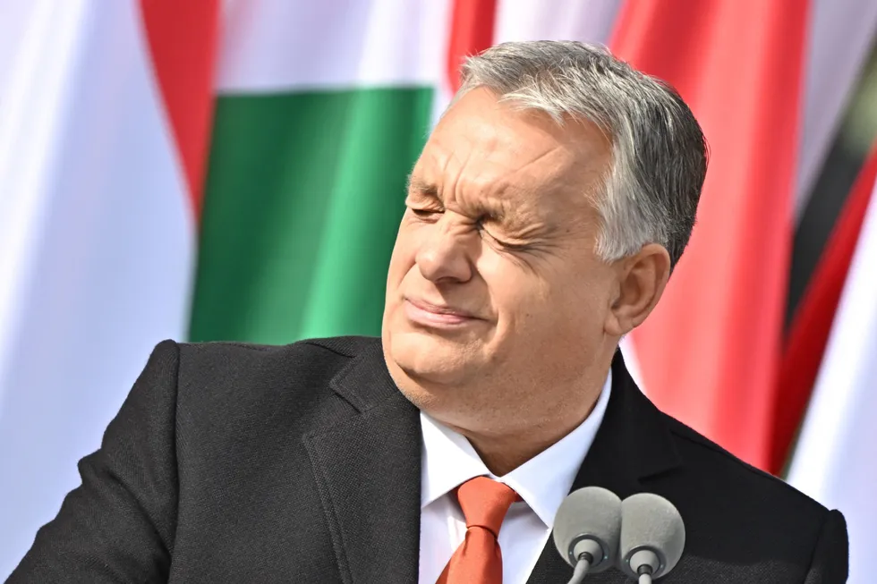 Eyes wide shut: Hungary’s Prime Minister Viktor Orban has relied on Russian oil and gas supplies despite the war on the doorstep of his own country.