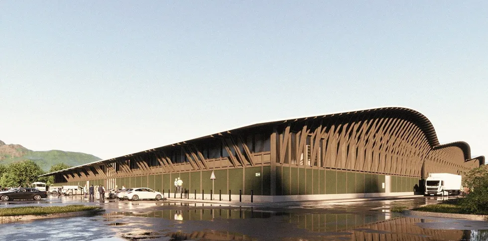 Mitsubishi backed salmon producer builds land-based smolt plant. Cermaq Chile/Nueva PCC.