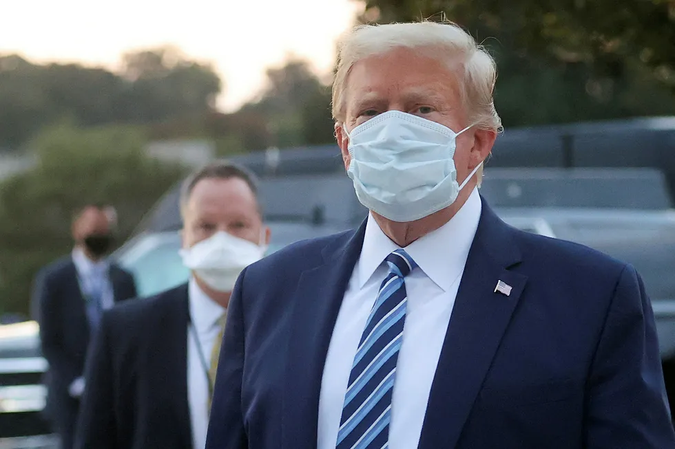 Price effects: US President Donald Trump was discharged from hospital this week