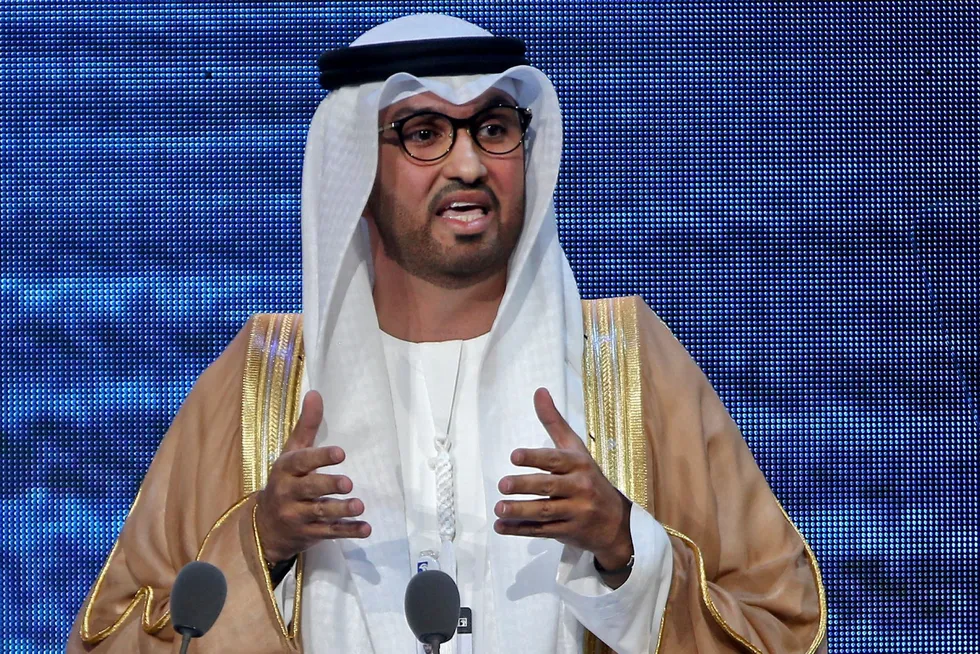 Adnoc chief executive Sultan Ahmed Al Jaber.