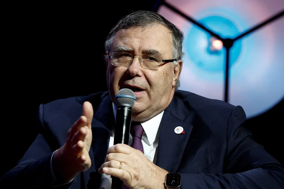 TotalEnergies chief executive officer Patrick Pouyanne.