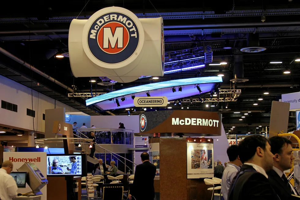 McDermott: Shares fell again
