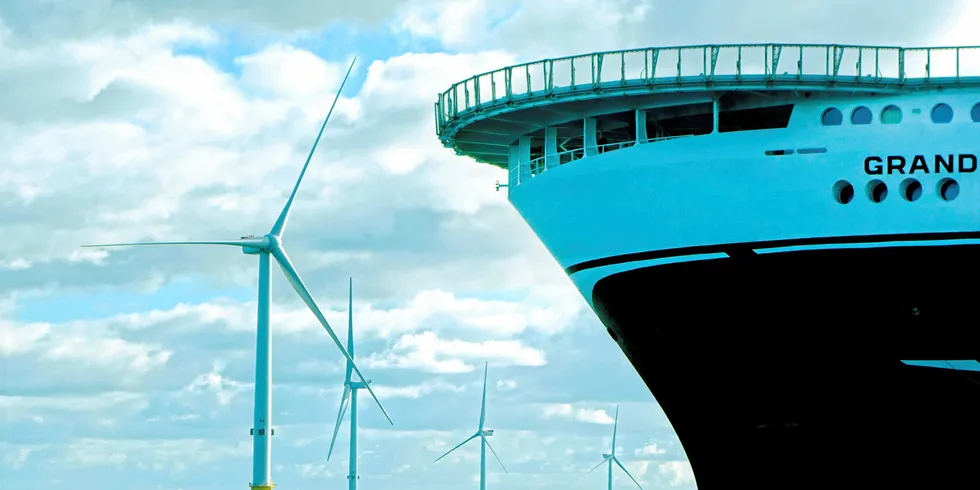 US development would add to EDF's global offshore wind fleet, including these turbines off Blyth, England.