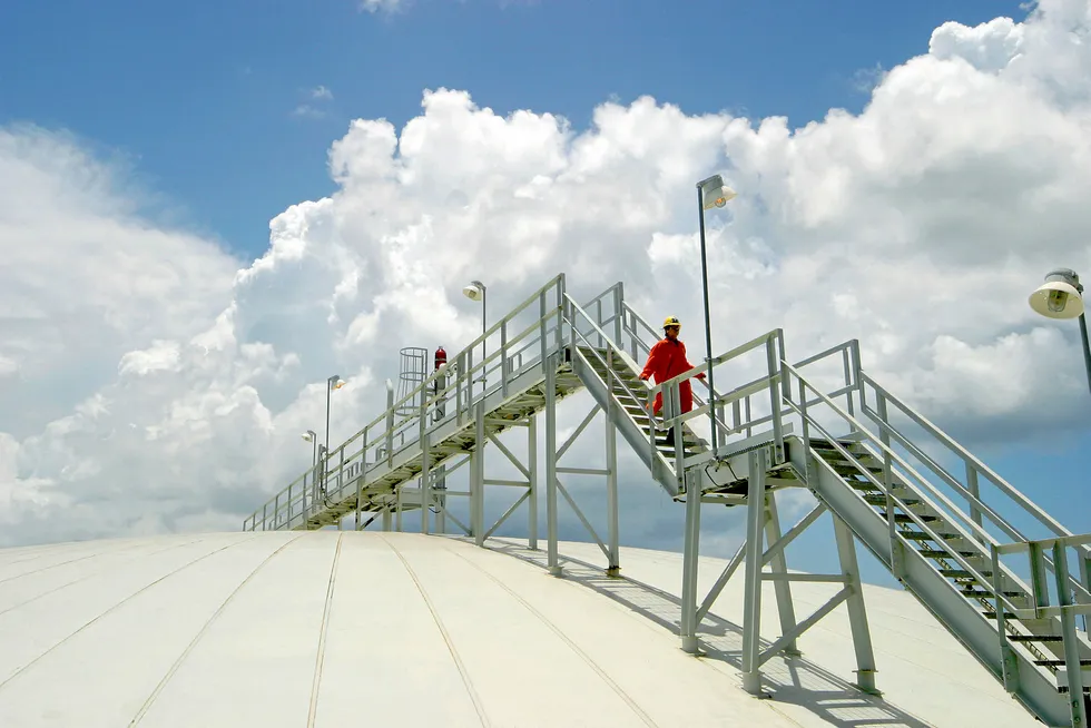 Likely to handle gas from BHP discoveries: Atlantic LNG 122 storage tank in Trinidad & Tobago