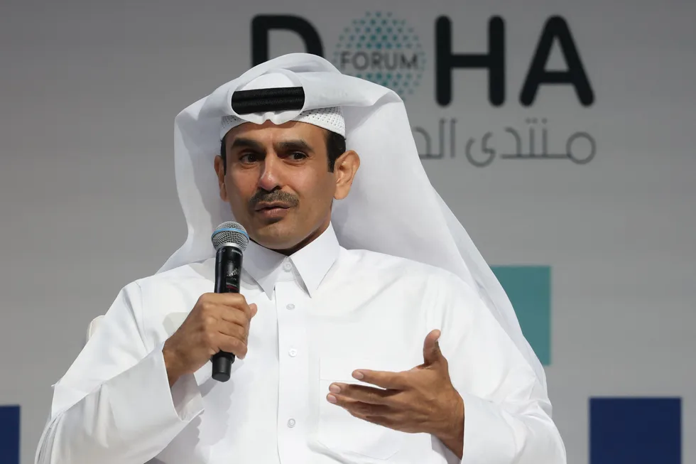 QatarEnergy chief executive, Saad Sherida Al Kaabi.
