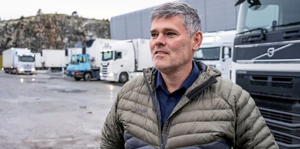 "I am respectful of the job and have been nervous, but so far there has only been positive feedback," SalMar's new CEO Frode Arntsen said. Photo: FOTO LARS OTTO EIDE