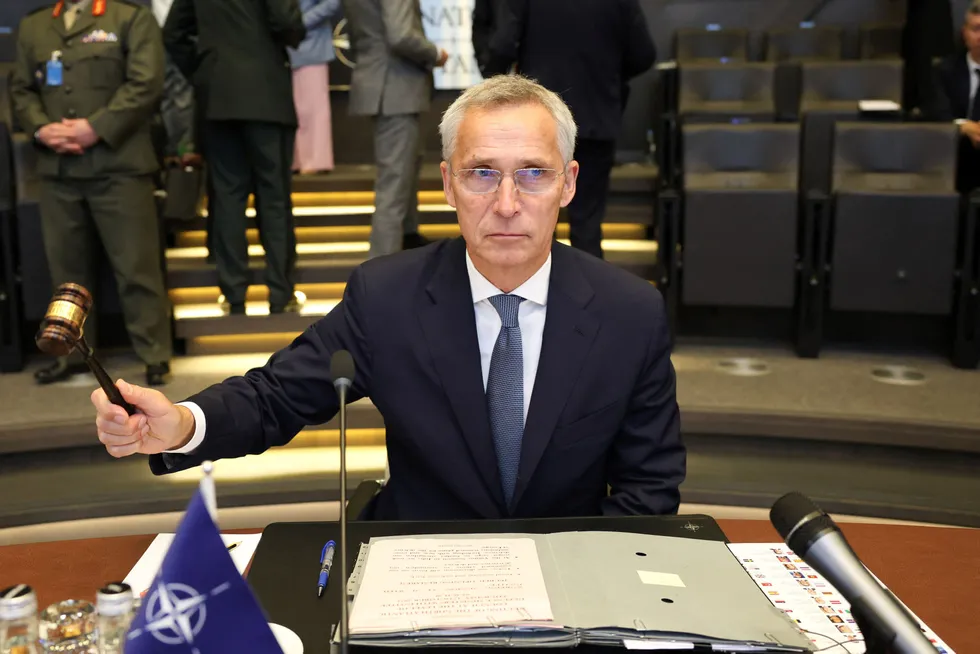 Response: Nato Secretary General Jens Stoltenberg.
