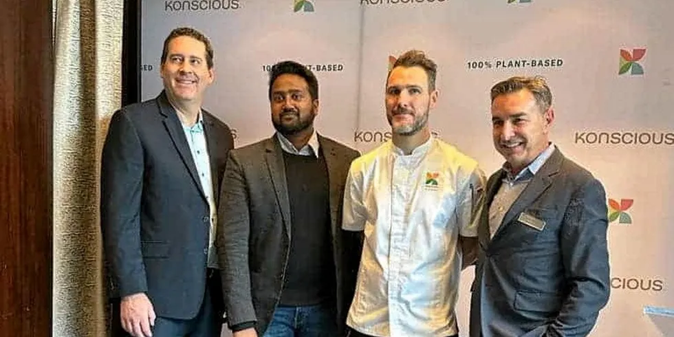 Konscious Foods will incorporate Canadian-grown and processed ingredients, including pea, canola proteins and seaweed ingredients , to develop more than 20 plant-based seafood alternative products.