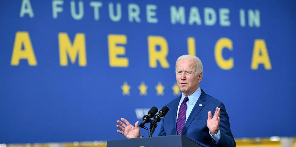 US President Joe Biden.