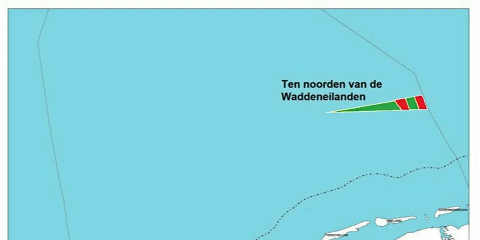 map of Dutch offshore zones