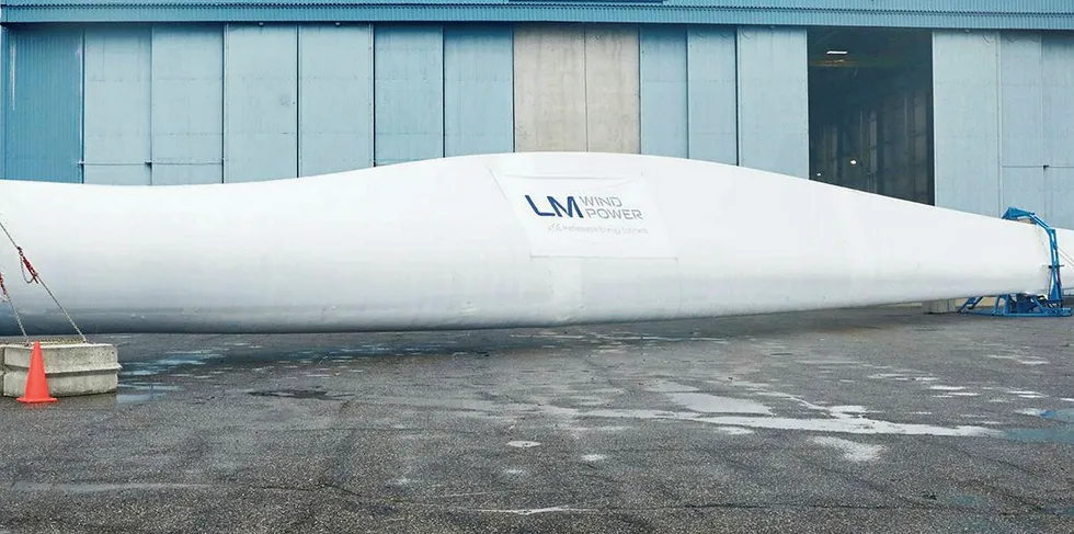 An LM Wind Power blade.