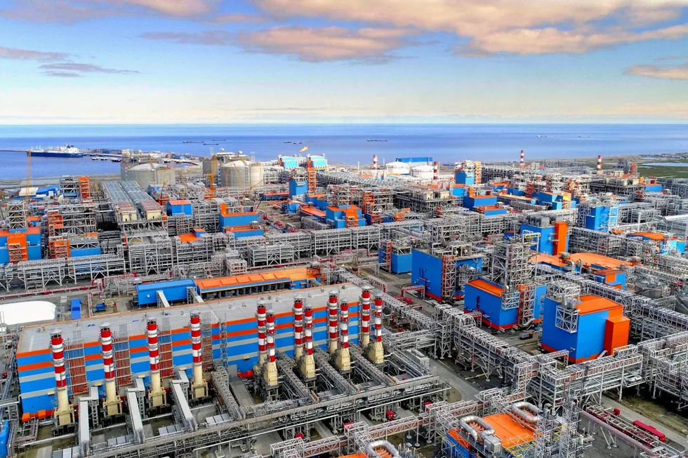 Tailwind: the Yamal LNG plant near the port of Sabetta in West Siberia, Russia