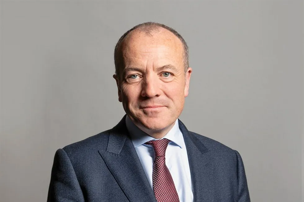 UK Maritime Minister Mike Kane.