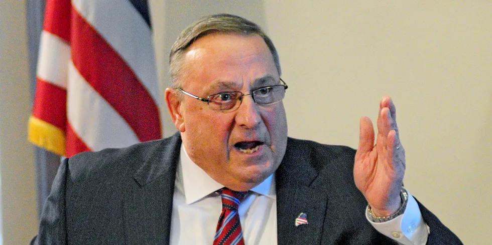 "As Maine’s next governor, I will oppose any future application from American Aquafarms in that location," Paul LePage said in a Facebook post in July.