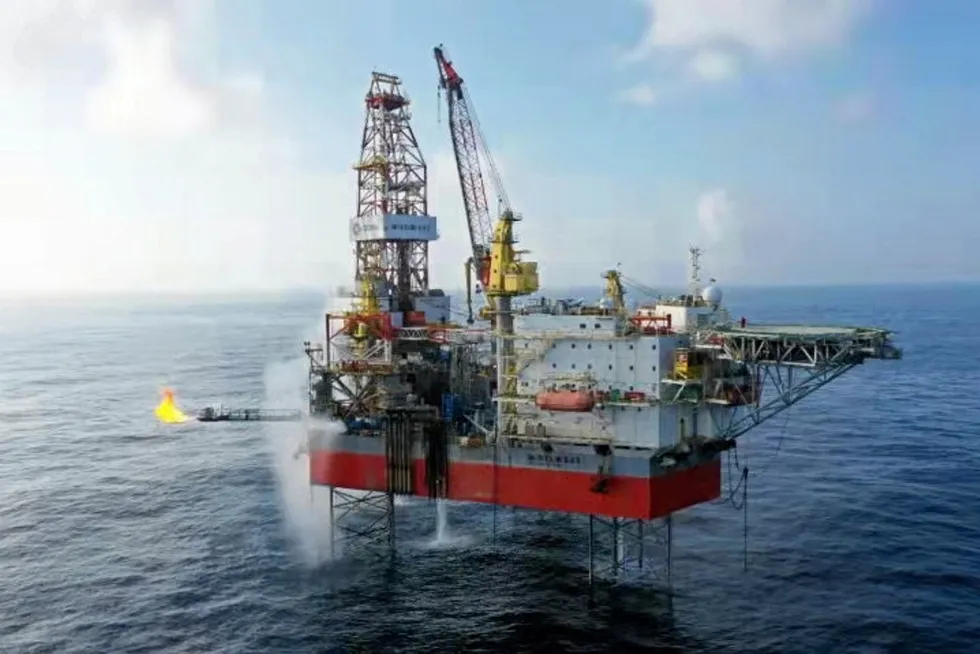 Ageing: A rig at a field in Huizhou cluster in the South China Sea, where decommissioning of some older infrastructure has begun