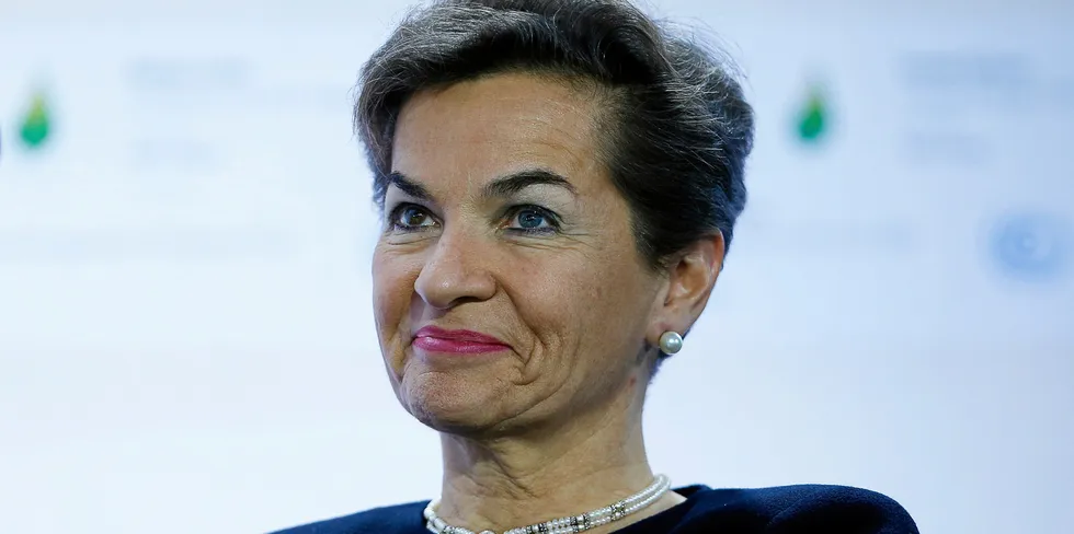 Christiana Figueres pictured at COP21 in Paris in 2015.