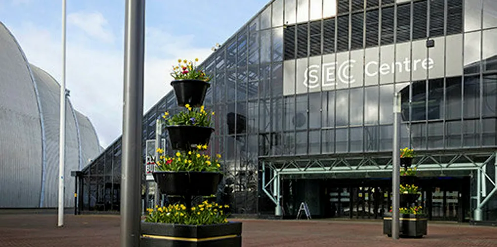 The SEC Glaggow will be used as a temporary hospital.