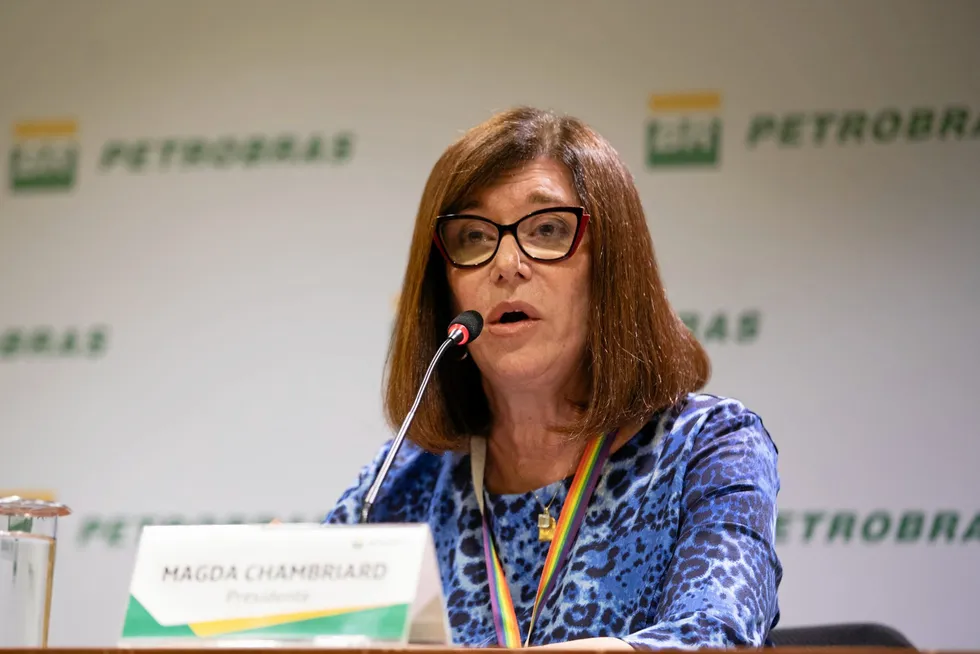 Petrobras chief executive Magda Chambriard.