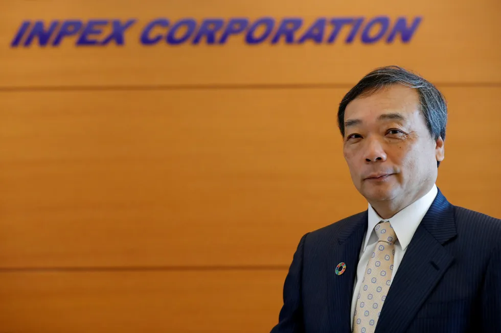 Inpex chief executive, Takayuki Ueda.