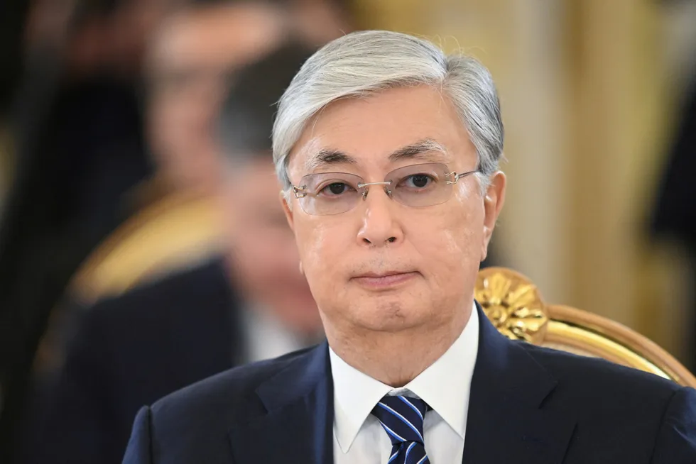 New alliances: Kazakhstan President Kassym-Jomart Tokayev.