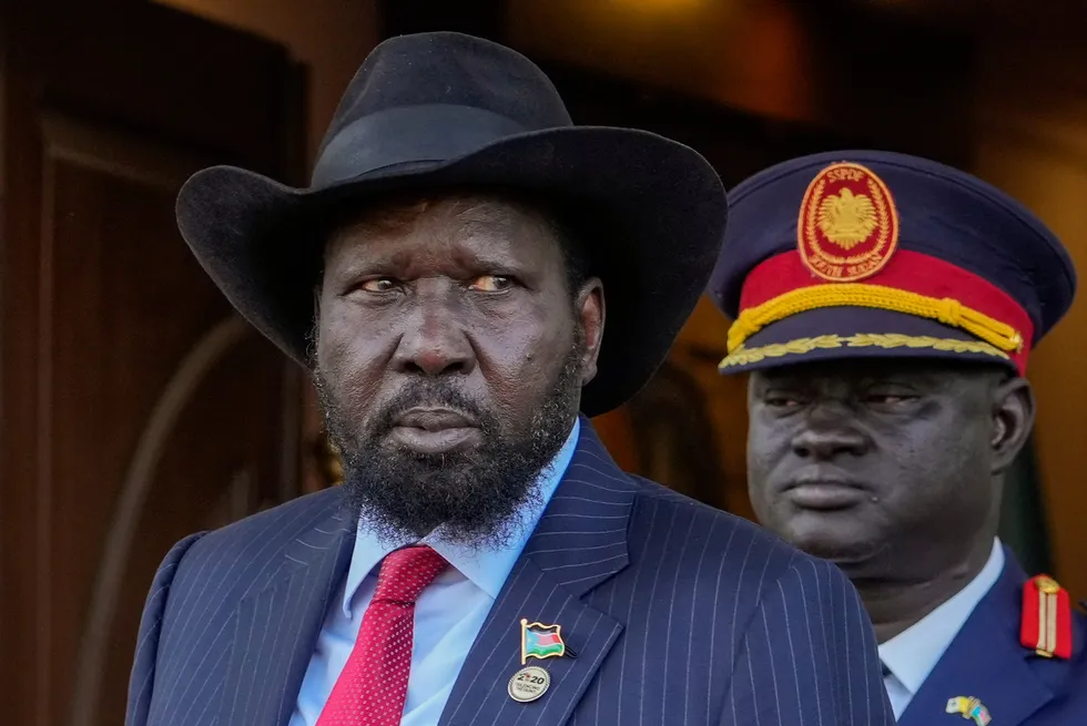 South Sudan's President Salva Kiir.