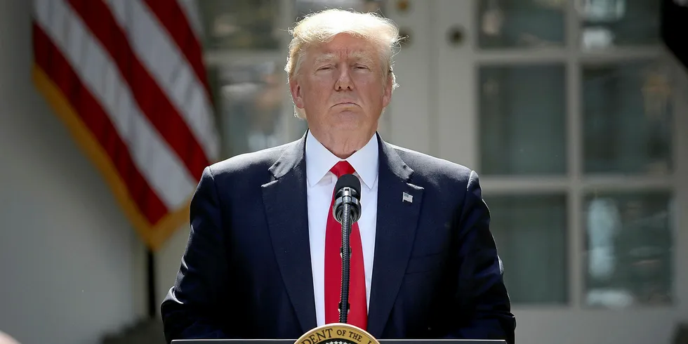 US President Donald Trump.