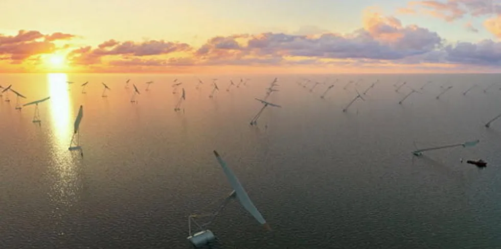 Rendering of a TouchWind array.