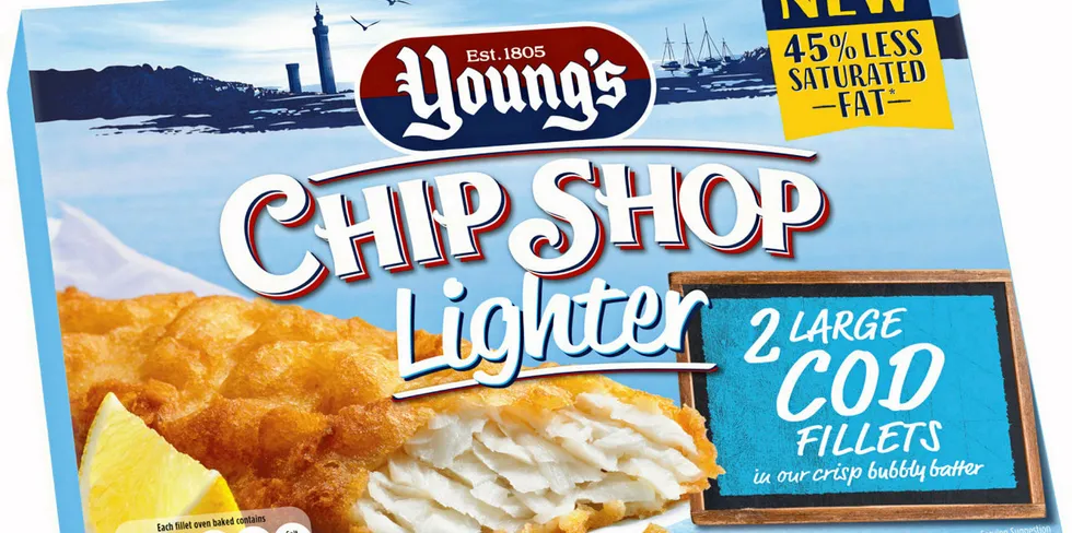 Young's rolls out a lighter version of its famous chip shop item.