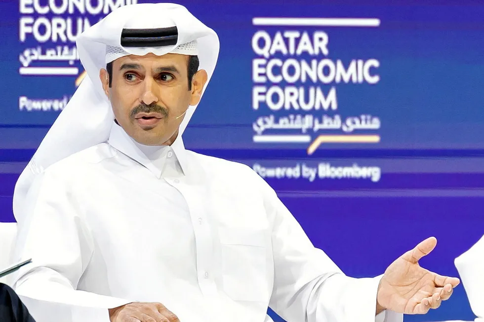 QatarEnergy chief executive Saad Sherida Al Kaabi.