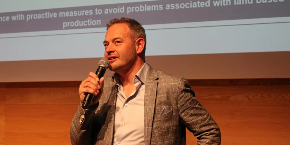 Nordic Aqua Partners CEO Ragnar Joensen is upbeat with the first harvest in sight.