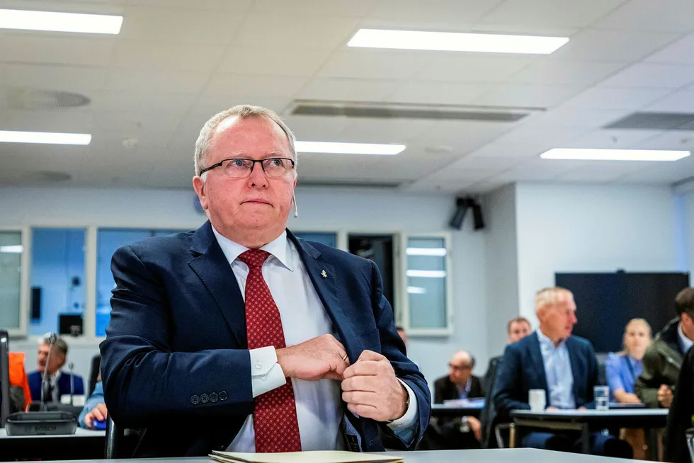 Reaching for the envelope: Equinor, led by chief executive Eldar Saetre, is gearing up to present bidding invitations for its Bay du Nord project off Canada