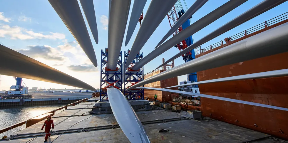 . LM Wind Power GE Block Island offshore wind blades.