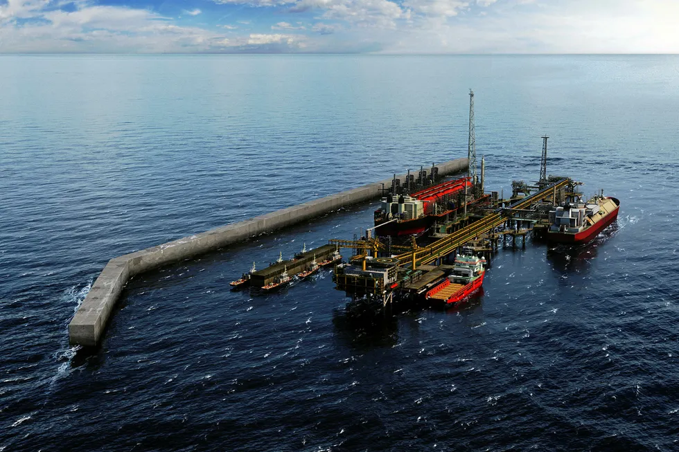 Concrete: the first phase of BP's Greater Tortue Ahmeyim project off Senegal and Mauritania