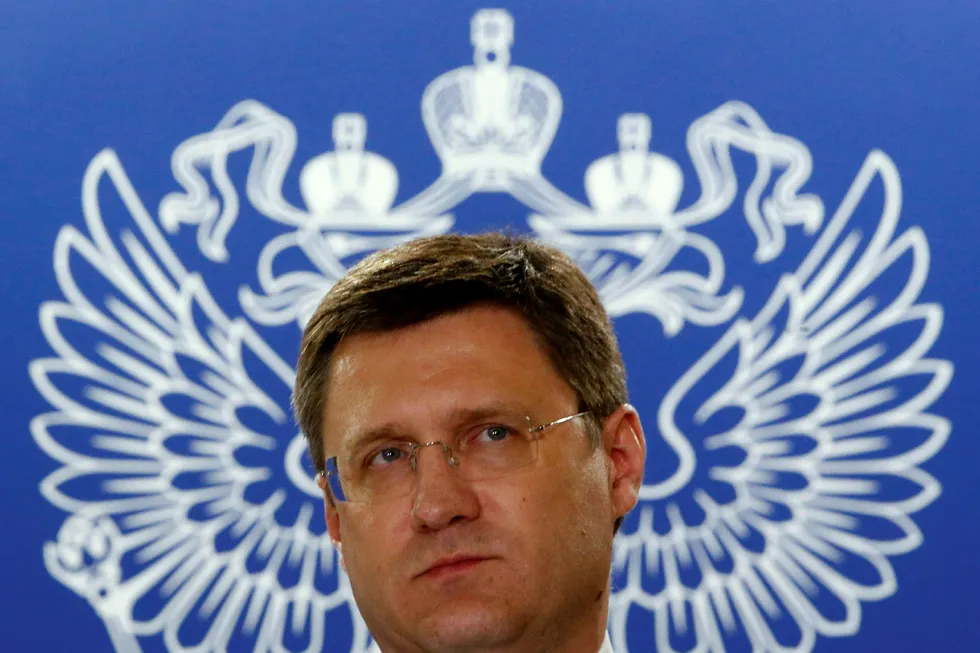 Output: Russian Energy Minister Alexander Novak