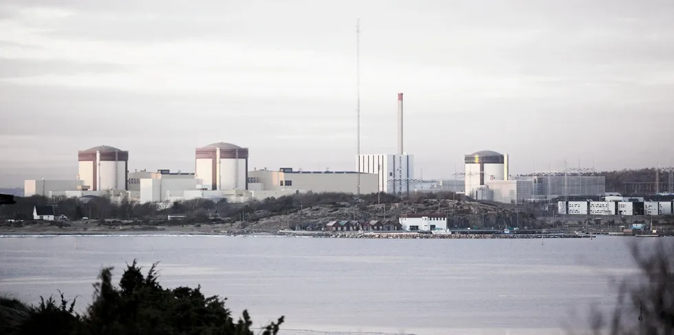 Vattenfall's Ringhals nuclear power complex in Sweden