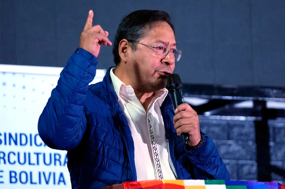 Bolivian President Luis Arce.