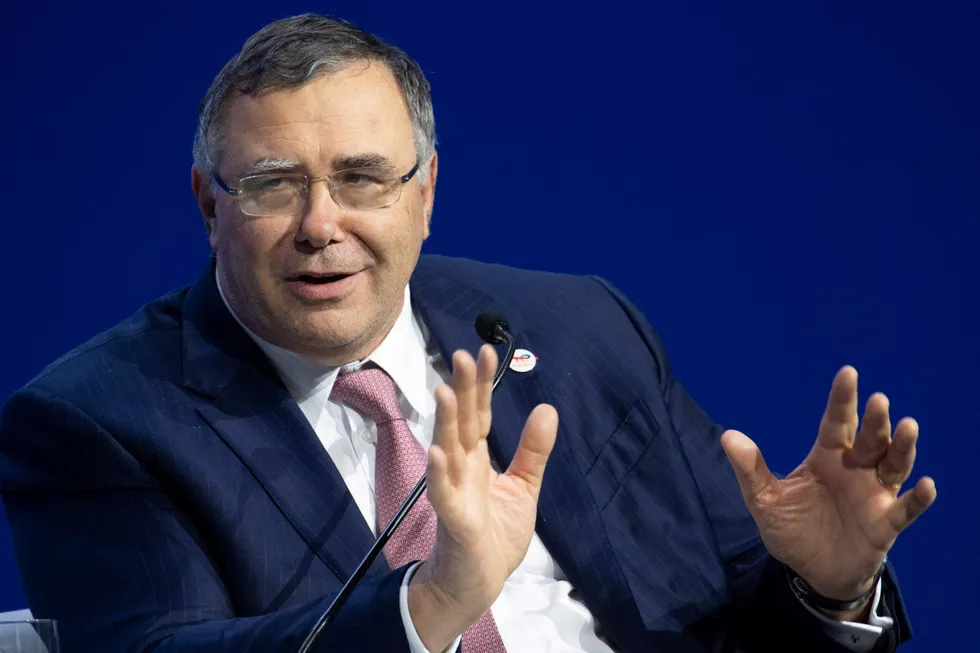 Patrick Pouyanne, the chief executive of TotalEnergies.