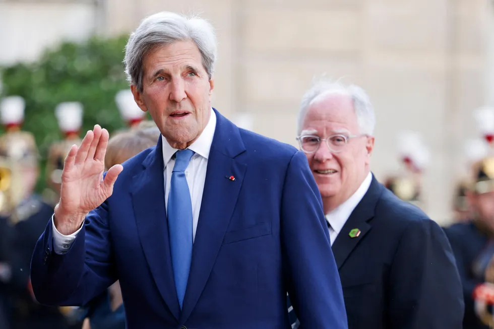 Former US secretary of state, John Kerry.