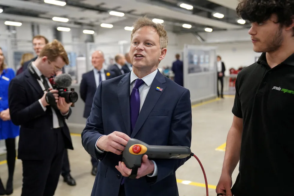Strengthening ties: UK Secretary of State for Energy Security and Net Zero, Grant Shapps, visits the UK Atomic Energy Authority, at Culham Science Centre, Abingdon, Oxfordshire, earlier this year.