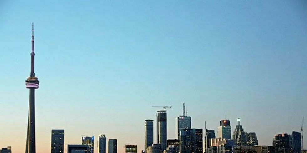 Ontario's capital, Toronto.