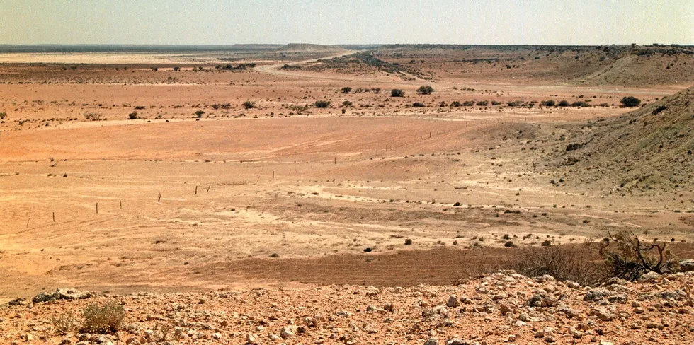 Ideal for solar: a vast tract of outback desert in Western Australia.